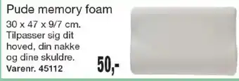 Harald Nyborg Pude memory foam tilbud