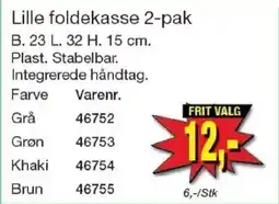 Harald Nyborg Lille foldekasse 2-pak tilbud