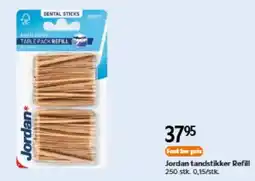 Matas Jordan tandstikker Refill tilbud