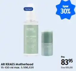 Matas Kraes Motherhood tilbud