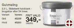 Harald Nyborg Saga basic Gulvmaling tilbud