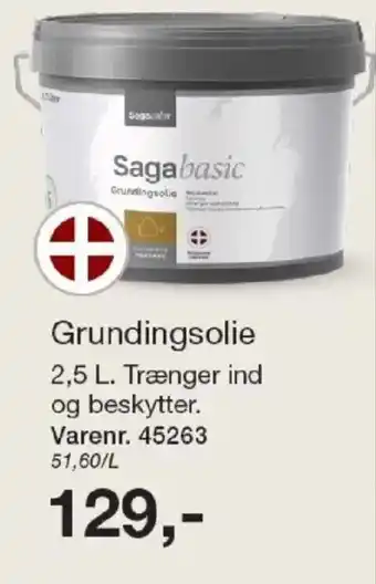 Harald Nyborg Saga basic Grundingsolie tilbud