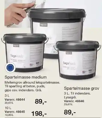 Harald Nyborg Saga basic spartelmasse medium tilbud