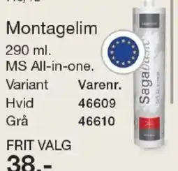 Harald Nyborg SagaBoric Montagelim tilbud
