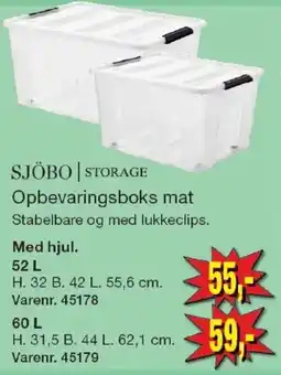 Harald Nyborg Sjöbo storage opbevaringsboks mat tilbud
