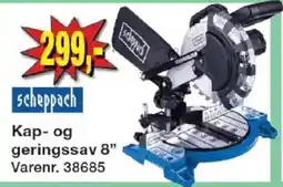 Harald Nyborg scheppach kap- og geringssav 8" tilbud