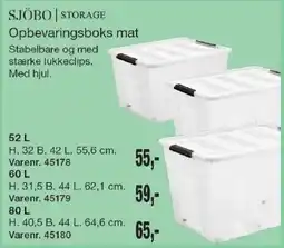 Harald Nyborg Sjöbo storage opbevaringsboks mat tilbud