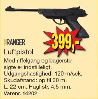 Harald Nyborg Max Ranger Luftpistol tilbud