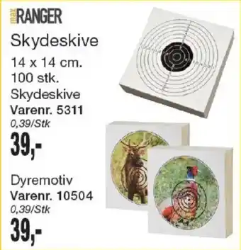 Harald Nyborg Max Ranger skydeskive tilbud