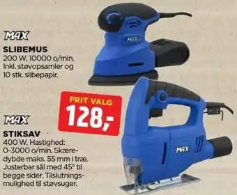 jem & fix Slibemus 200W, Stiksav 400W tilbud