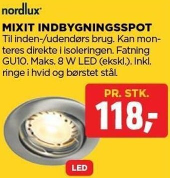 jem & fix Mixit Indbygningsspot tilbud