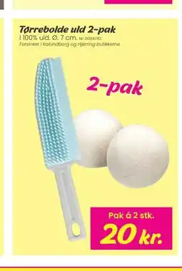 Hi five Tørrebolde uld 2-pak tilbud