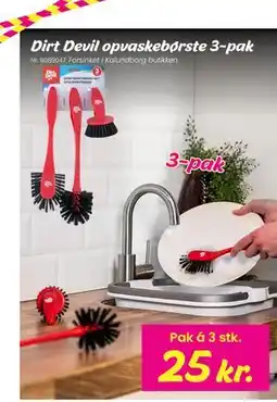 Hi five Dirt Devil opvaskebørste 3-pak tilbud