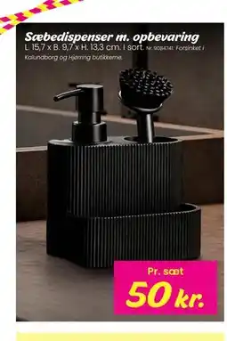 Hi five Sæbedispenser m. opbevaring tilbud