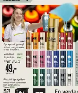 Harald Nyborg Spraymaling akryl tilbud