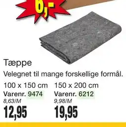 Harald Nyborg Tæppe tilbud