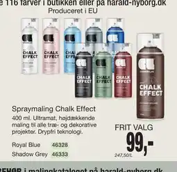 Harald Nyborg Spraymaling Chalk Effect tilbud