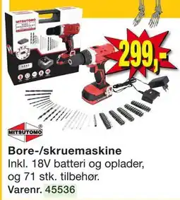 Harald Nyborg Bore-/skruemaskine tilbud