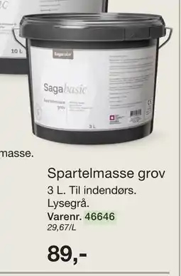 Harald Nyborg Spartelmasse grov tilbud