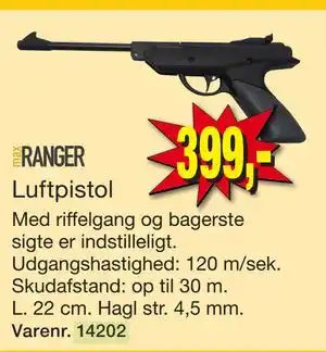 Harald Nyborg Luftpistol tilbud