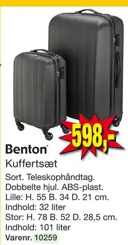 Harald Nyborg Benton Kuffertsæt tilbud