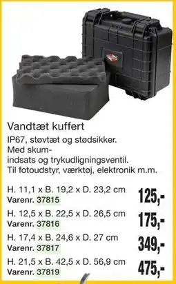 Harald Nyborg Vandtæt kuffert tilbud
