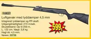 Harald Nyborg Luftgevær med lyddæmper 4,5 mm tilbud