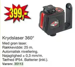 Harald Nyborg Krydslaser 360° tilbud