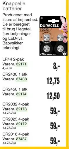 Harald Nyborg Knapcelle batterier tilbud