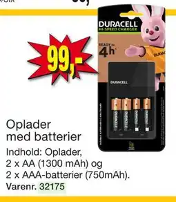 Harald Nyborg Oplader med batterier tilbud