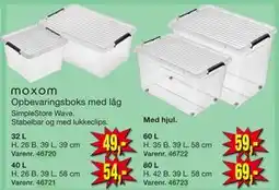 Harald Nyborg moxom Opbevaringsboks med låg tilbud