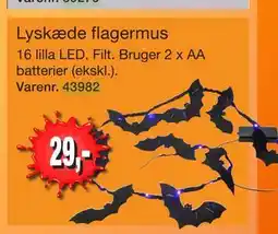Harald Nyborg Lyskæde flagermus tilbud