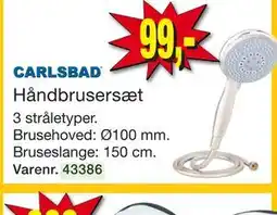 Harald Nyborg CARLSBAD Håndbrusersæt tilbud