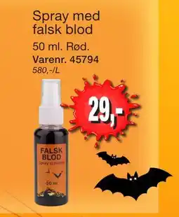 Harald Nyborg Spray med falsk blod tilbud
