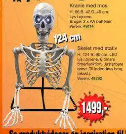 Harald Nyborg Skelet med stativ tilbud