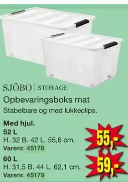 Harald Nyborg SJÖBO | STORAGE Opbevaringsboks mat tilbud