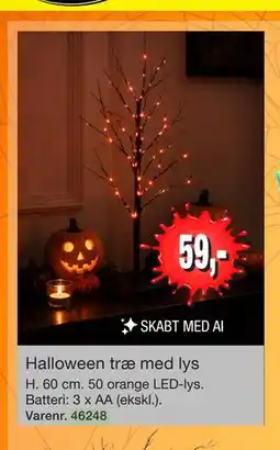 Harald Nyborg Halloween træ med lys tilbud