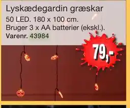 Harald Nyborg Lyskædegardin græskar tilbud