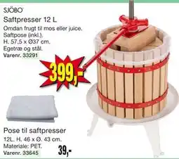 Harald Nyborg Saftpresser 12 L tilbud