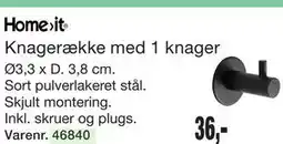 Harald Nyborg Knagerække med 1 knager tilbud