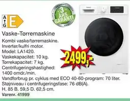 Harald Nyborg Vaske-Tørremaskine tilbud