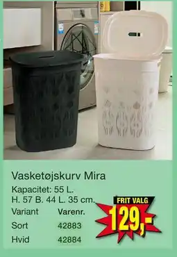 Harald Nyborg Vasketøjskurv Mira tilbud