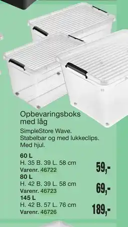 Harald Nyborg Opbevaringsboks med låg tilbud