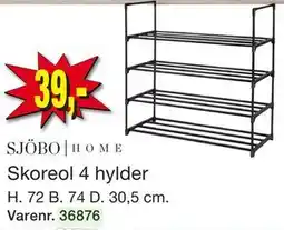 Harald Nyborg SJÖBO | H O M E Skoreol 4 hylder tilbud