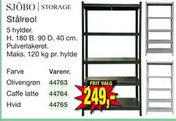 Harald Nyborg SJÖBO | STORAGE Stålreol tilbud
