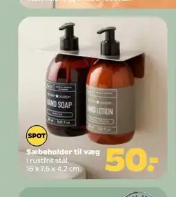 Netto Sæbeholder til væg tilbud