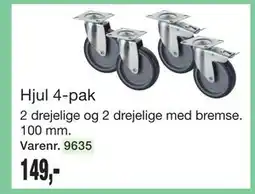 Harald Nyborg Hjul 4-pak tilbud