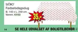Harald Nyborg SJÖBO Fødselsdagsdug tilbud