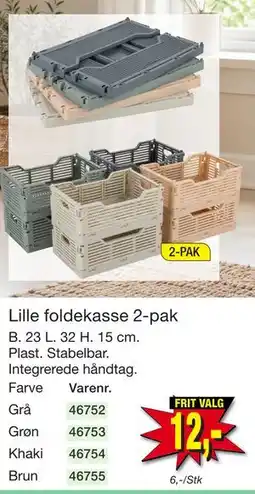 Harald Nyborg Lille foldekasse 2-pak tilbud