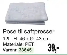 Harald Nyborg Pose til saftpresser tilbud